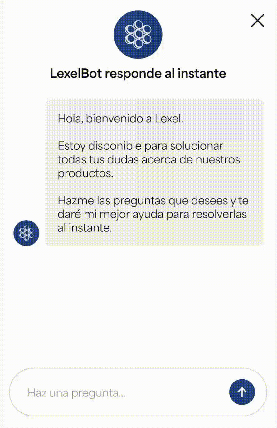 LexelBot chatbot example